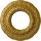 Ekena Millwork Lisbon Ceiling Medallion (Fits Canopies up to 7"), Hnd-Painted Pharaohs Gold, 15 3/8"OD x 7"ID x 1"P CM15LIPGS - alternate 1
